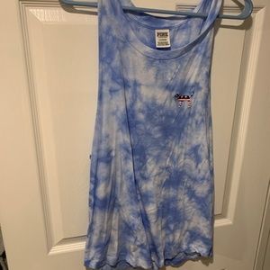 VS Pink Red white and blue tank